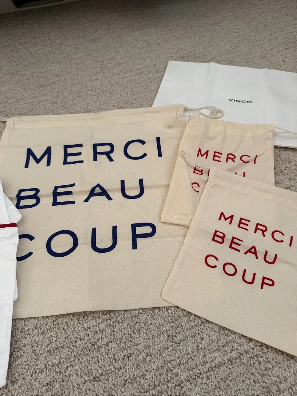 Collection of designer storage bags